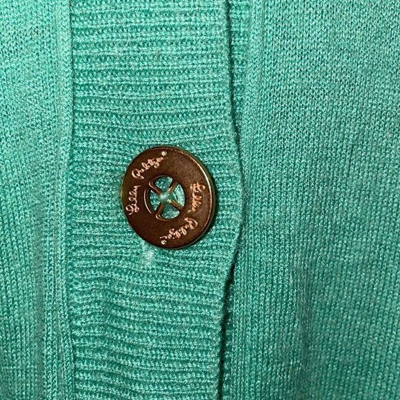 Lilly Pulitzer Kelly Green Heidi Cardigan Sweater - Picture 3 of 7